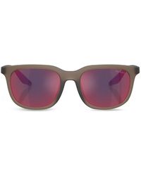 Prada Linea Rossa - Square-Frame Sunglasses - Lyst