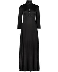Ellery - High-Neck Button-Front Dress - Lyst