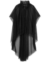 AllSaints - Ruffled Embellished Blouse - Lyst