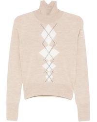 Ermanno Scervino - Diamond-Pattern Turtleneck Top - Lyst