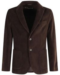 Circolo 1901 - Blazer aus Cord mit zwei Knöpfen - Lyst