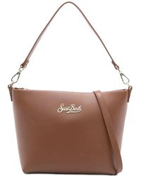 MC2 Saint Barth - Aline Hammered Leather Tote Bag - Lyst