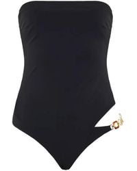 Christopher Esber - Embellished Cut-Out Swimsuit - Lyst