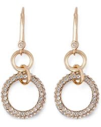 DKNY - Hailey Crystal-Embellished Drop Earrings - Lyst