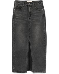 Kaos - Falda midi vaquera - Lyst