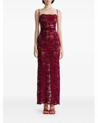 2310 STUDIO - Lace-Panelled Maxi Dress - Lyst