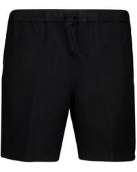 120% Lino - Drawstring-Waist Shorts - Lyst
