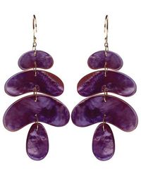 Ten Thousand Things - 18kt Yellow Gold Totem Ruby Earrings - Lyst