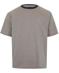 Needles - Striped T-Shirt - Lyst