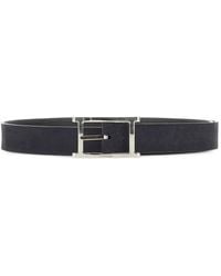 Orciani - Nabucco Double Omkeerbare Leren Riem - Lyst