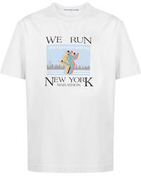 Alexander Wang - Marathon T-Shirt mit grafischem Print - Lyst