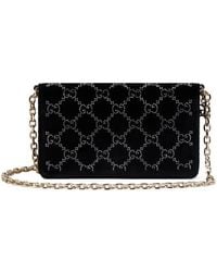 Gucci - Embellished Chain Cross Body Bag - Lyst