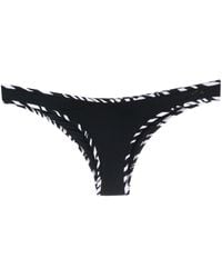 Karl Lagerfeld - Bas de bikini à motif zébré - Lyst