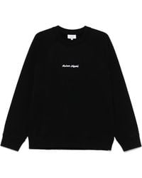 Maison Kitsuné - Sweatshirt mit Logo-Stickerei - Lyst