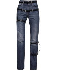Coperni - Jeans Met Meerdere Zakken En Ceintuur - Lyst