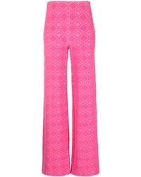 Marine Serre - Flared Broek - Lyst
