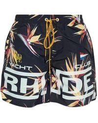 Rhude - Regatta Club Hawaiian Swim Short - Lyst