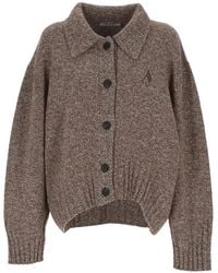 The Attico - Vest Met Geborduurd Logo - Lyst