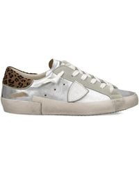 Philippe Model - Prsx Leopard-Print Low Trainers - Lyst