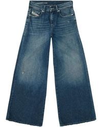 DIESEL - 1978 D-Akemi Cotton Trousers - Lyst