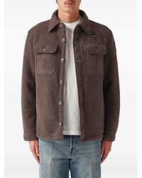 Blauer - Eugene Corduroy Logo-Patch Shirt Jacket - Lyst