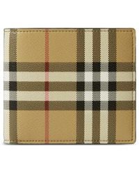 Burberry - Kariertes Portemonnaie - Lyst