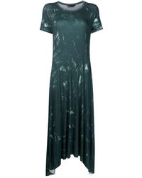 UMA | Raquel Davidowicz - Asymmetric Abstract-print Jersey Dress - Lyst