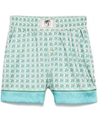 Palm Angels - Monogram-Print Shorts - Lyst
