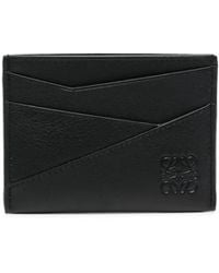Loewe - Puzzle Edge Brand-debossed Leather Card Holder - Lyst