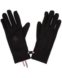 Moncler - Logo-Print Touch-Screen Gloves - Lyst