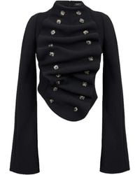 A.W.A.K.E. MODE - Bib-Front Structured Jacket - Lyst