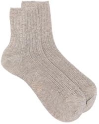 Alto Milano - Chaussettes À Logo Brodé - Lyst