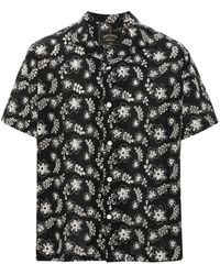 Portuguese Flannel - Floral-embroidery Cotton Shirt - Lyst