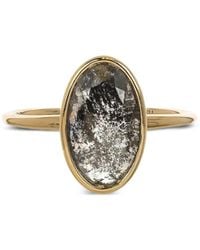 Nimo With Love - 18K Skinny Diamond Ring - Lyst