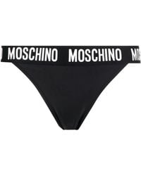 Moschino - Slip Bikini Con Stampa - Lyst
