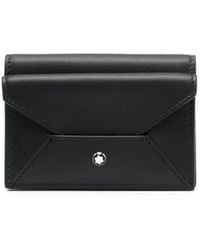 Montblanc - Logo-Charm Leather Wallet - Lyst
