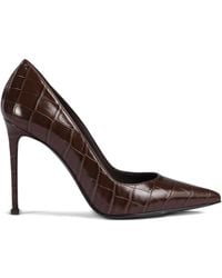 Le Silla - 100Mm Eva Crocodile-Effect Pointed-Toe Pumps - Lyst