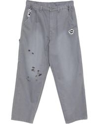 Aape By A Bathing Ape - Logo-Patch Trousers - Lyst