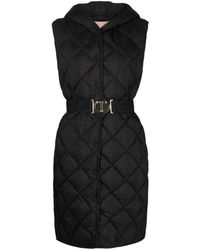 Twin Set - Hooded Padded Gilet - Lyst
