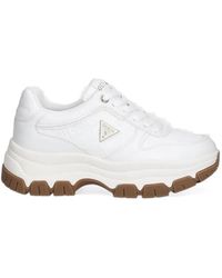 Guess - Beneto Faux Leather Running Shoes - Lyst