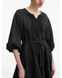 Isabelle Blanche - Verziertes Minikleid mit Ballonärmeln - Lyst
