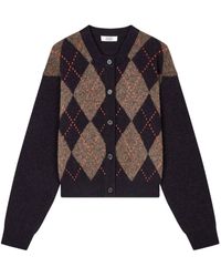 Studio Tomboy X - Argyle-Pattern Cardigan - Lyst