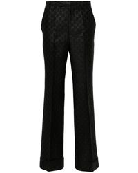 Gucci - GG Wool Trousers - Lyst