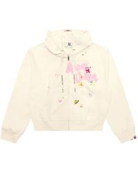 Aape By A Bathing Ape - Appliqué Zip-Up Hoodie - Lyst