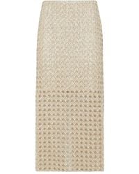 Brunello Cucinelli - プリーツ スカート - Lyst