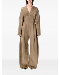 Thelatest - Drew V-Neck Jumpsuit - Lyst