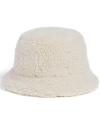 Apparis - Faux-fur Bucket Hat - Lyst