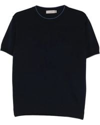 Canali - Crew-Neck T-Shirt - Lyst