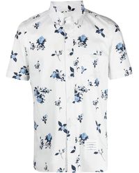 Thom Browne - Floral-print Cotton Shirt - Lyst