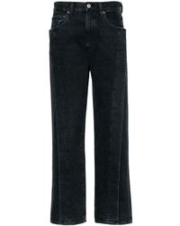 Agolde - Fold High-rise Straight Jeans - Lyst